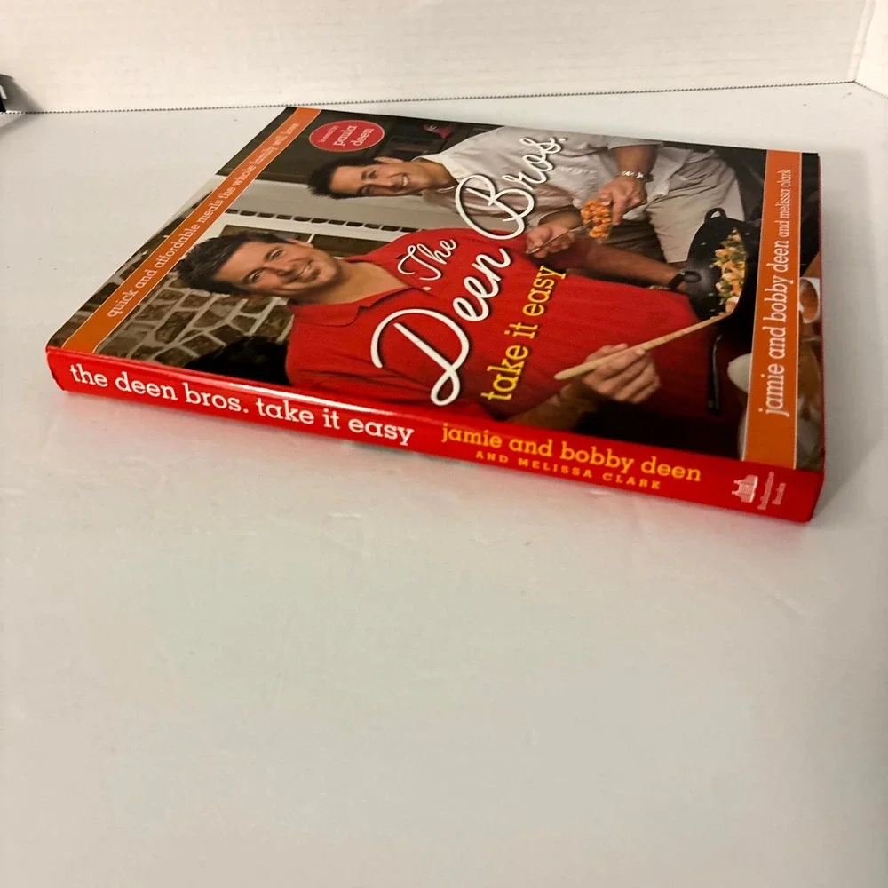The Deen Bros Take It Easy Cookbook 1st Edition Hardcover 2011 Jamie Bobby Deen